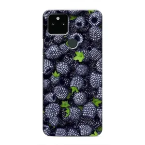 Чехлы с Фруктами для Google Pixel 4a 5G (VPrint) (Ежевика)