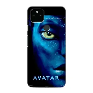 Чехлы с фильма АВАТАР для Google Pixel 4a 5G (AlphaPrint) (глаз Аватара)