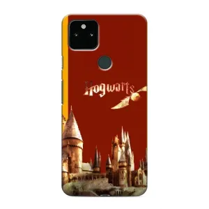 Чехлы с Гарри Поттером для Google Pixel 4a 5G (AlphaPrint) (Hogwarts)