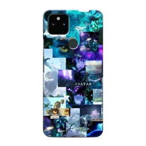 Чехлы с фильма АВАТАР для Google Pixel 4a 5G (AlphaPrint) (коллаж Аватар)
