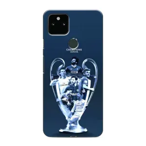 Чехлы для Google Pixel 4a 5G (VPrint) - Футбольные клубы (Кубок ЛЧ)