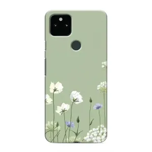 Чехол с принтом «Цветы на зеленом» для Google Pixel 4a 5G
