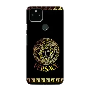 Чохли VERSACE для Гугл Піксел 4а 5Ж (PREMIUMPrint) (Logo Versace)