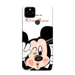 Міккі Маус чохол для Google Pixel 4a 5G (AlphaPrint - Мультяшні) (Маус Міккі)