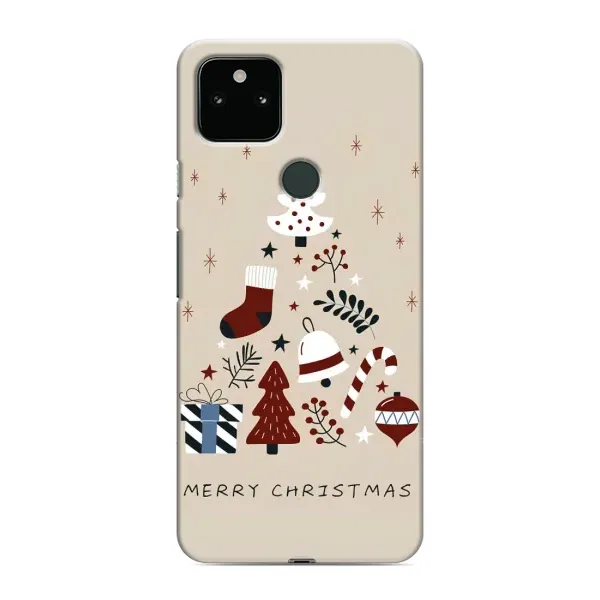 Чехол с принтом «Merry Christmas» для Google Pixel 4a 5G Чехол с принтом «Merry Christmas» для Google Pixel 4a 5G