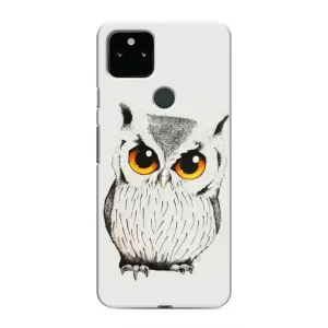 Чехол с птицами на Google Pixel 4a 5G (VPrint) (Милая Сова)