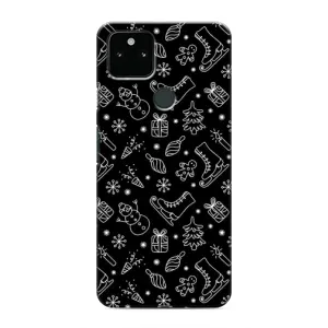 Новорічні, Святкові Чохли для Google Pixel 4a 5G - 2024 год (Новорічний фон)