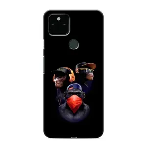 Чохол з Мавпами Google Pixel 4a 5G - (AlphaPrint) (Три мавпи)