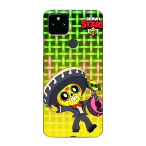 Чехлы Brawl Stars для Google Pixel 4a 5G (AlphaPrint) (Поко в самбреро)