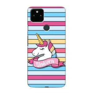 Чохол для Гугл Піксел 4а 5Ж - (Єдинорожки - Новинки) (AlphaPrint) (Unicorn)