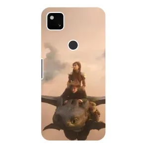Чехол как приручить дракона на Google Pixel 4a (Фильм дракон)