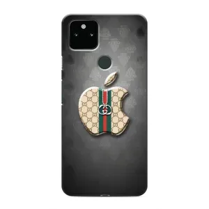 Чохли  GUCCI для Гугл Піксель 5 (AlphaPrint) (Apple gucci)