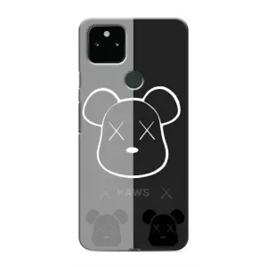 Чохли для Google Pixel 5 - Bearbrick Louis Vuitton (PREMIUMPrint) (БеарБрік очі)