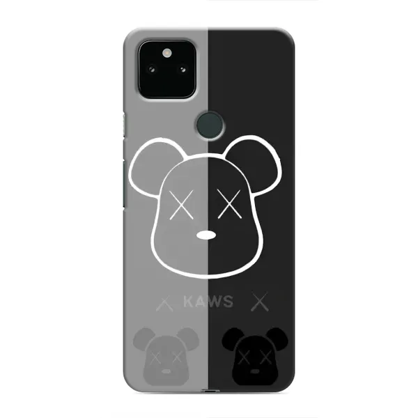 Чехол с принтом «БеарБрик глаза» для Google Pixel 5