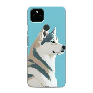 Чохол з Хаскі Google Pixel 5 - (AlphaPrint) (Хаскі арт)