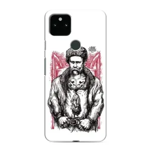 Чехлы для Google Pixel 5 с принтом Тараса Шевченко (AlphaPrint) (Козак Шевченко)