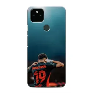Чехол с футболистом Ламин Ямаль Google Pixel 5 (Ламин 19)