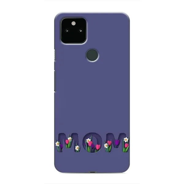 Чехол с принтом «Мама в цветах» для Google Pixel 5