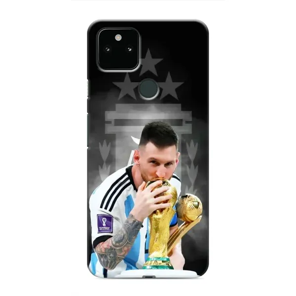 Чохол з принтом «Мессі Чемпіон» для Google Pixel 5