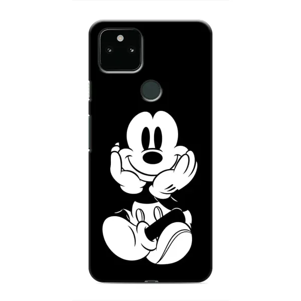 Чехол с принтом «Микки на черном» для Google Pixel 5 Чехол с принтом «Микки на черном» для Google Pixel 5