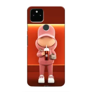 Крутые Чехлы Луи Виттон для Google Pixel 5 (AlphaPrint) (С Кофе)