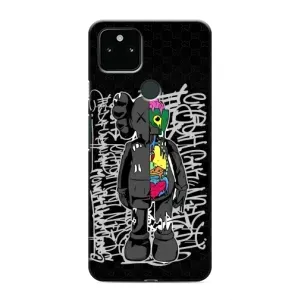 Чохли для Google Pixel 5 - Bearbrick Louis Vuitton (PREMIUMPrint) (Стиль Bearbrick)