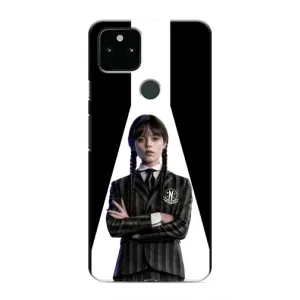 Чохли Венсдей на Google Pixel 5 Уенсдей (AlphaPrint) (W-Wednesday)