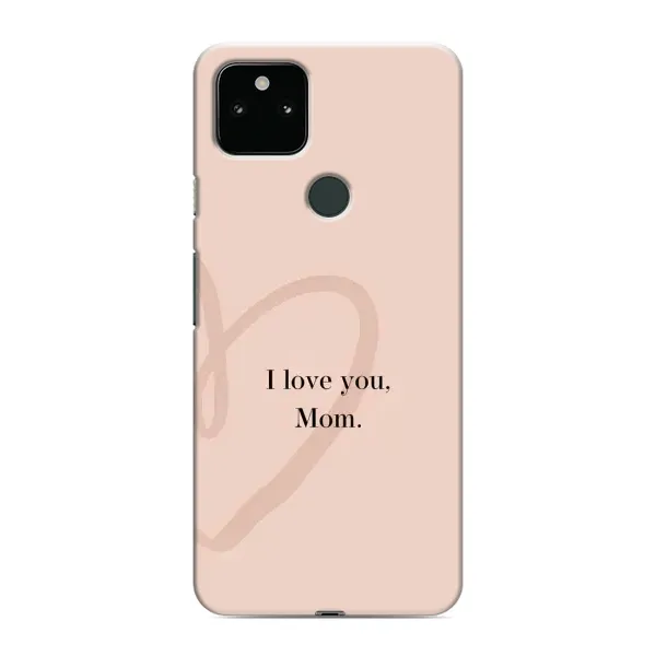 Чехол с принтом «Сердце маме» для Google Pixel 5
