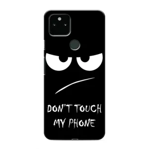 Чехол для Гугл Пиксель 5а - (AlphaPrint) с печатью (ТОП продаж) (Dont Touch)