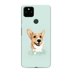Чехлы с собаками для Google Pixel 5a 5G (VPrint) (Корги)