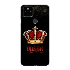 Чехол с Короной Гугл Пиксель 5а - (AlphaPrint) (Корона короля)