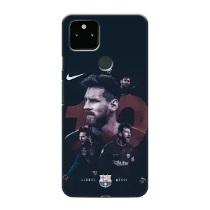 Чехлы Месси для Google Pixel 5a 5G (AlphaPrint) (Месси 10)