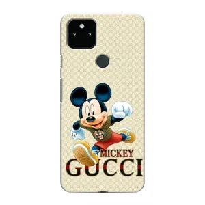 Чехол Disney Mouse Google Pixel 5a 5G (PREMIUMPrint) (Mikki Gucci)