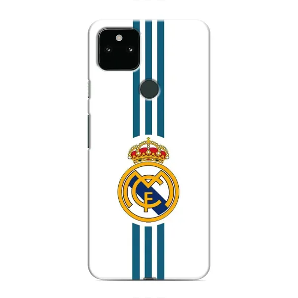 Чохол з принтом «Реал Мадрид на білому» для Google Pixel 5a 5G Чохол з принтом «Реал Мадрид на білому» для Google Pixel 5a 5G