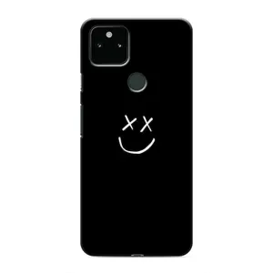 Чехол для Гугл Пиксель 5а - (AlphaPrint) с печатью (ТОП продаж) (Смайл)