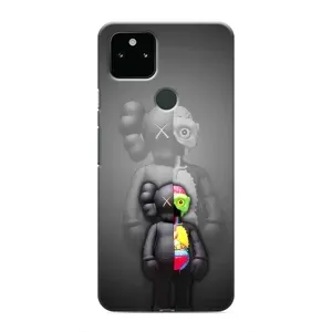 Чехлы для Google Pixel 5a 5G - Bearbrick Louis Vuitton (PREMIUMPrint) (Тело Bearbrick)
