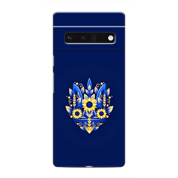 Чехол с принтом «Цветочный Герб» для Google Pixel 6 Pro