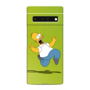 Чехол с Симпсонами для Google Pixel 6 Pro (VPrint) (Гомер Симпсон)