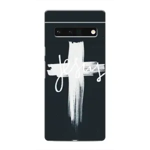 Чехол для Google Pixel 6 Pro (AlphaPrint) - (Христианские) (Иисус)