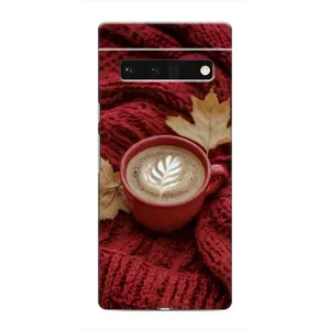 Чехол с принтом «Кофе на пледе» для Google Pixel 6 Pro