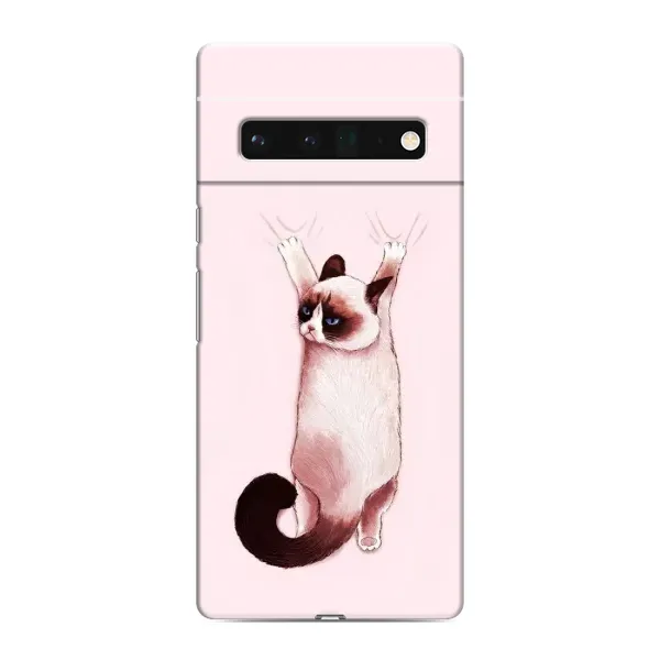 Чехол с принтом «Котик падает» для Google Pixel 6 Pro Чехол с принтом «Котик падает» для Google Pixel 6 Pro