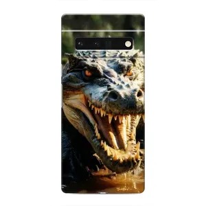 Чехол с картинкой «Хищники» для Google Pixel 6 Pro (Опасный крокодил)