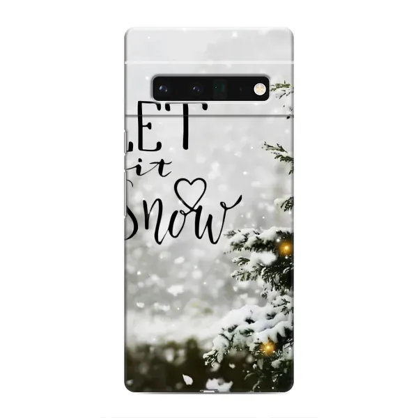 Чехол с принтом «Let it snow» для Google Pixel 6 Pro
