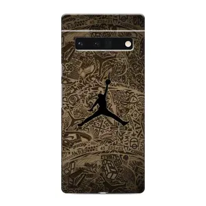 Чехлы для Google Pixel 6 Pro - с картинкой JORDAN (AlphaPrint) (Logo Jordan)