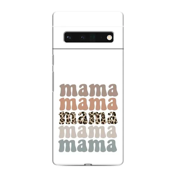 Чохол з принтом «Текстовий колаж мама» для Google Pixel 6 Pro