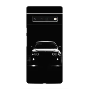 Чехол для Гугл Пиксель 6 Про - с принтом БМВ (AlphaPrint) (Машина BMW)