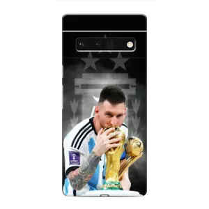Чехлы для Google Pixel 6 Pro (Leo чемпион) (AlphaPrint) (Месси Чемпион)