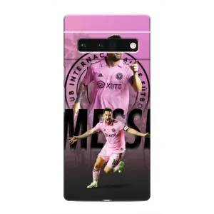 Чехлы для Гугл Пиксель 6 Про - Лео Месси Маями (Messi Miami)