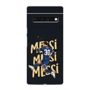 Чехлы для Google Pixel 6 Pro (Leo чемпион) (AlphaPrint) (Messi ПСЖ)
