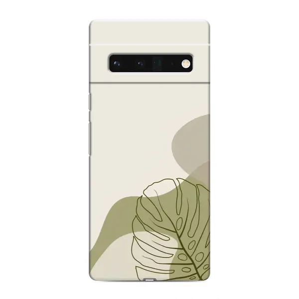 Чехол с принтом «Зеленая монстера дизайн» для Google Pixel 6 Pro
